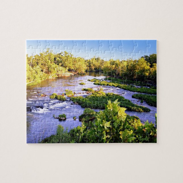 Rompecabezas de la fotografía de Shoal Creek de Mi (Horizontal)