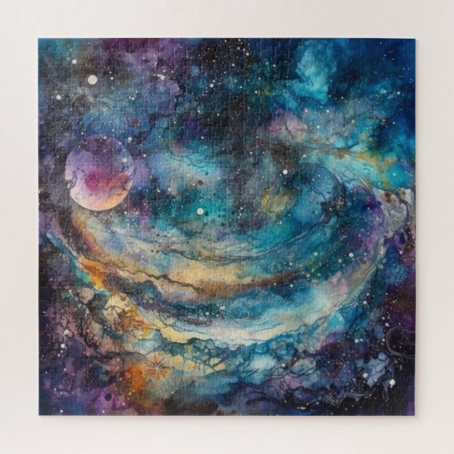 Rompecabezas de la Galaxia de Polvo Estelar (Vertical)