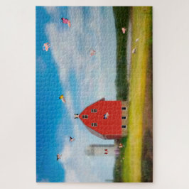 Rompecabezas de la granja de cerdos voladores