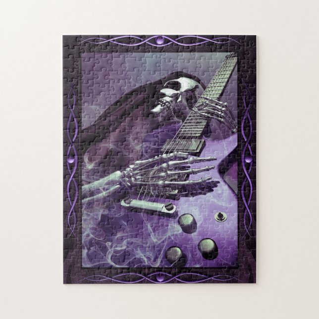 Rompecabezas de la guitarra del parca (Vertical)