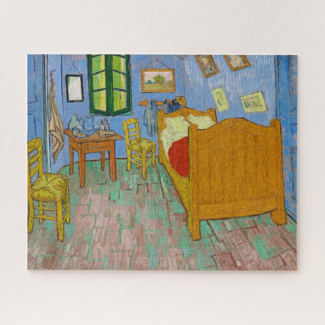 Rompecabezas de La habitación de Vincent Van Gogh (Horizontal)