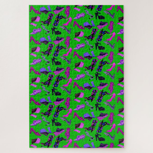 Rompecabezas de la historia de los zapatos (Vertical)