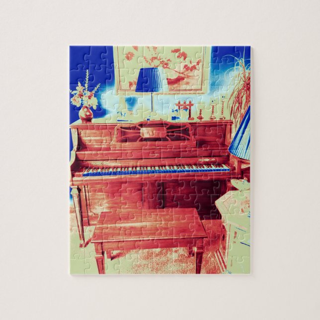 Rompecabezas de la imagen del piano (Vertical)