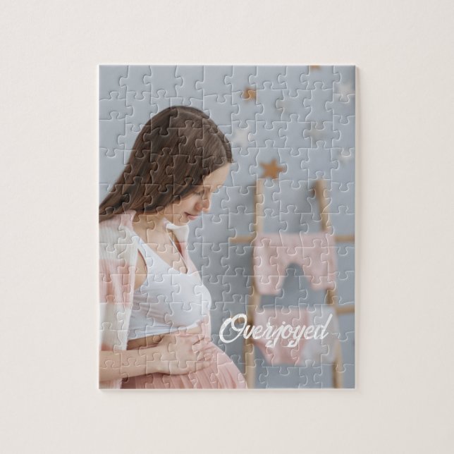 Rompecabezas de la Invitación del Bebé (Vertical)