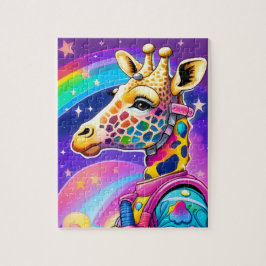Rompecabezas de la jirafa espacial