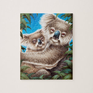 Rompecabezas de la koala y del bebé