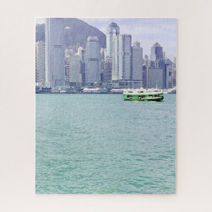 Rompecabezas de la línea del cielo de Hong Kong
