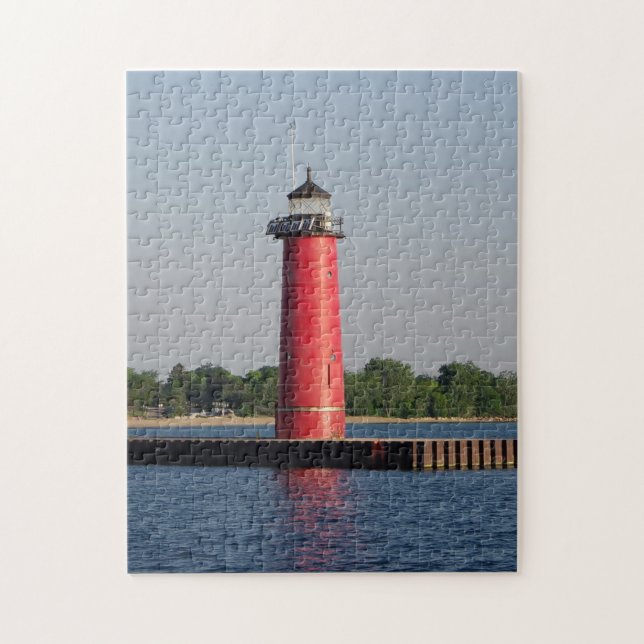 rompecabezas de la luz Kenosha North Pierhead (Vertical)