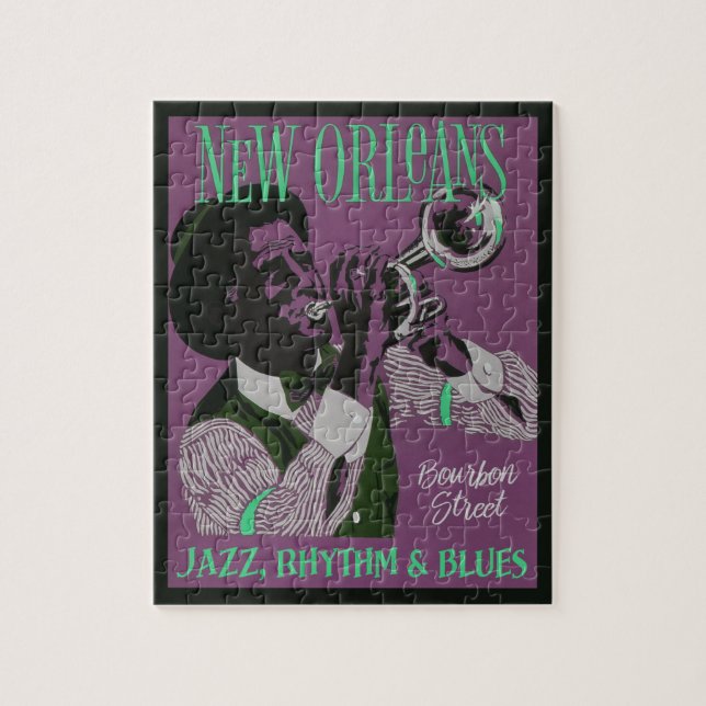 Rompecabezas de la música de New Orleans (Vertical)