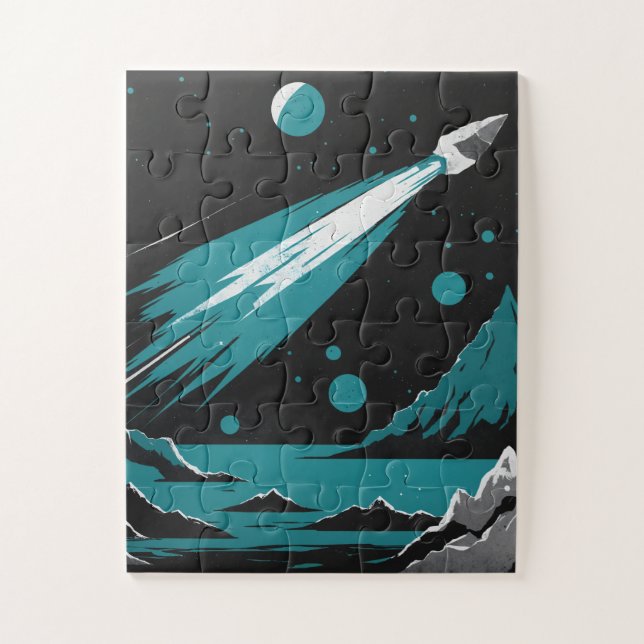 Rompecabezas de la nave espacial - Aventura Cósmic (Vertical)
