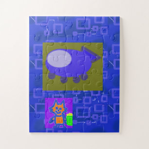 Rompecabezas de la nave espacial Popcorn Anime