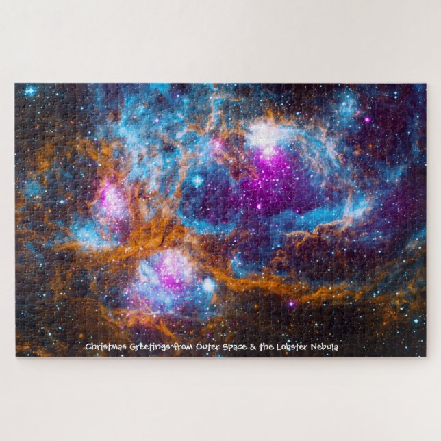 Rompecabezas de la Nebulosa de Langosta (Horizontal)