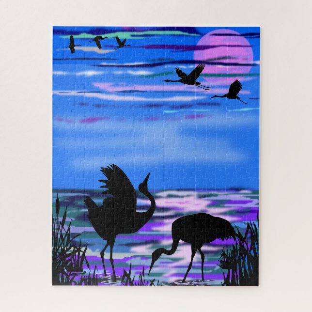 Rompecabezas de la Pareja Crane (Vertical)