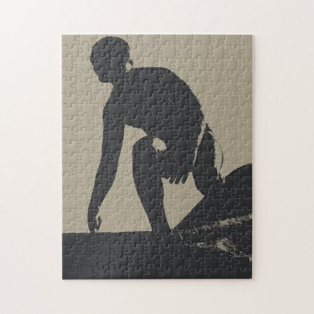 Rompecabezas de la persona que practica surf de (Vertical)