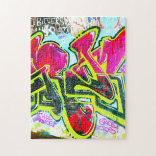 rompecabezas de la pintada de la pared