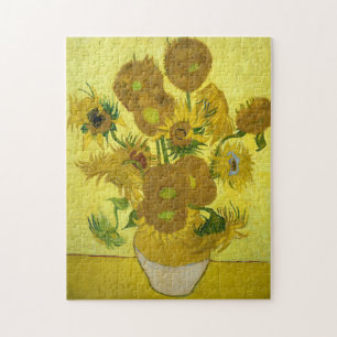 Rompecabezas de la pintura de girasoles de Van Gog