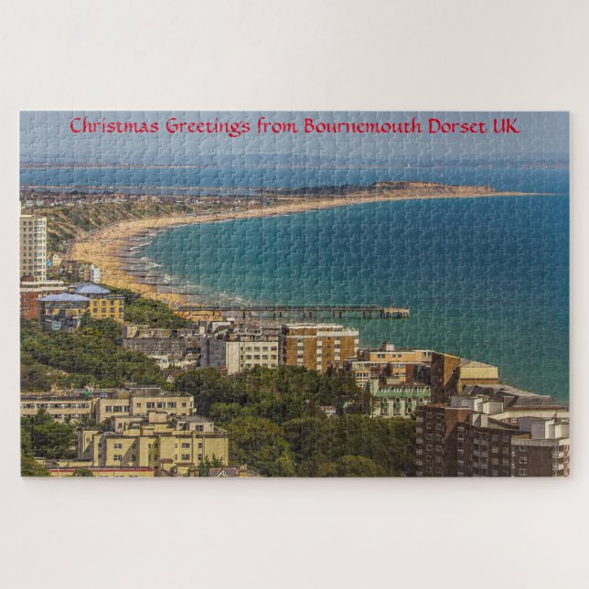 Rompecabezas de la playa de Bournemouth (Horizontal)