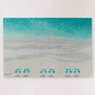 Rompecabezas de la playa de vacaciones 20" x 30",