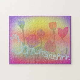 rompecabezas de la primavera 11x14 con la caja