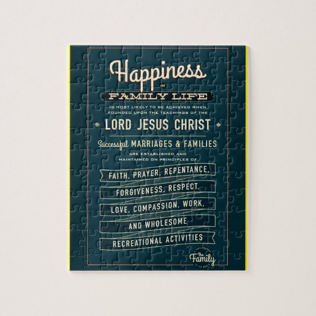 Rompecabezas de la proclamación de la familia de (Vertical)