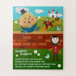 Rompecabezas de la rima infantil Humpty Dumpty