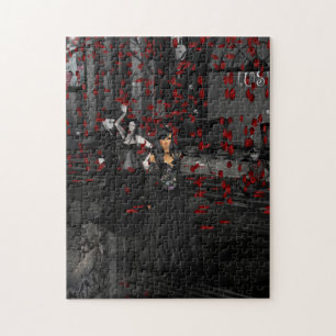 Rompecabezas de la sala de bolas gótica