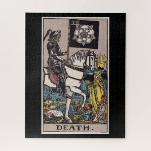 Rompecabezas de la tarjeta de muerte Tarot