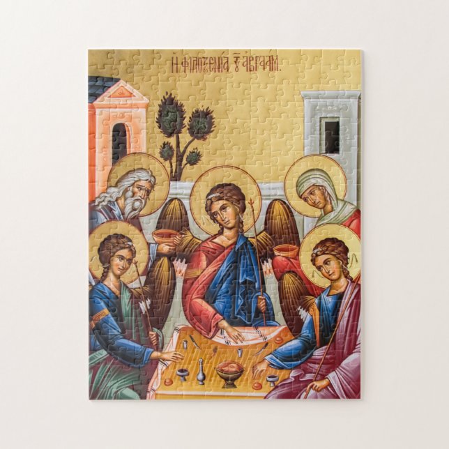Rompecabezas de la trinidad de Rublev (Vertical)