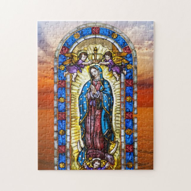 Rompecabezas de la Virgen de la Guadalupe (Vertical)