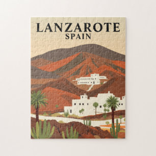 Rompecabezas de Lanzarote España Escena de viaje v