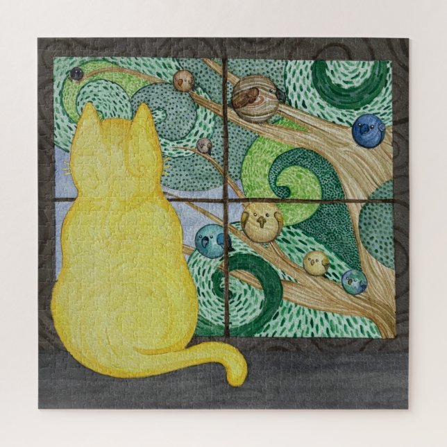 Rompecabezas de las aves planetarias (Vertical)