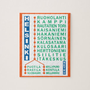 Rompecabezas de las estaciones de metro de