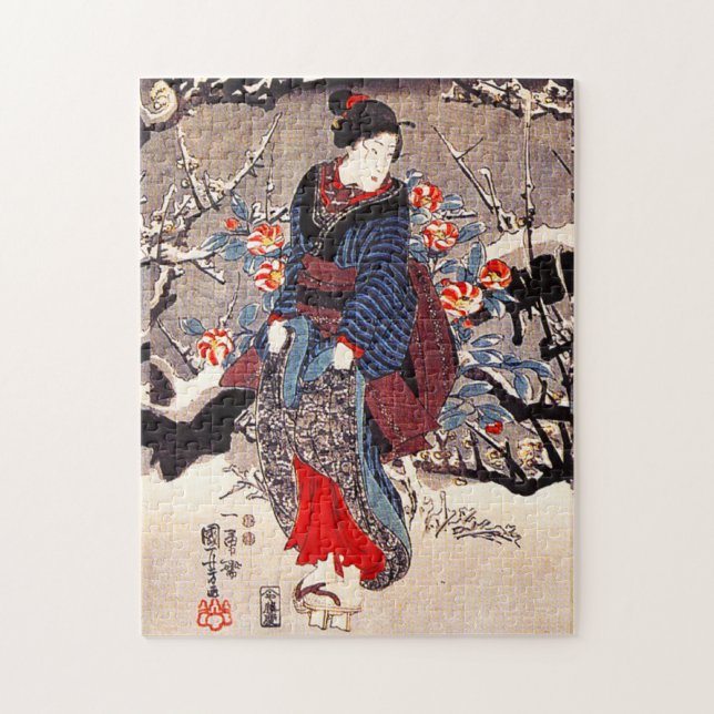 Rompecabezas de las mujeres de Kuniyoshi tres (Vertical)