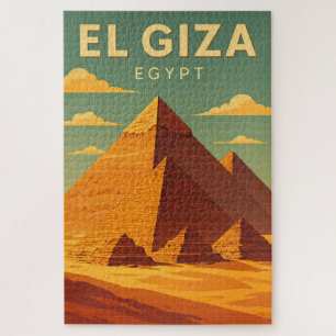 Rompecabezas de las Pirámides de Giza Vintage – Re