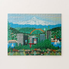Rompecabezas de las rosaledas de Portland