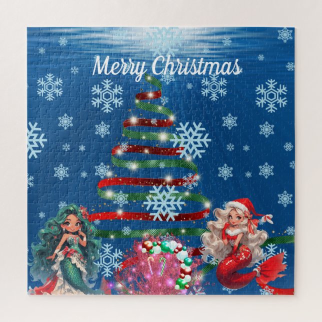 Rompecabezas de las sirvientas Navidades (Vertical)