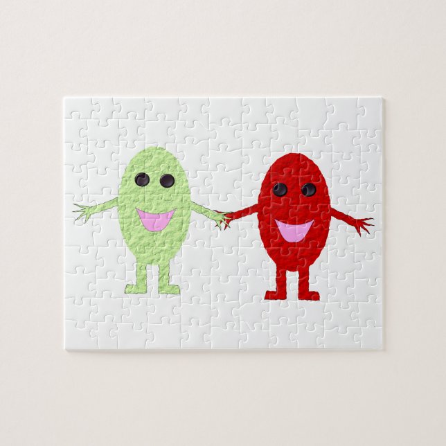 Rompecabezas de las uvas de la amistad (Horizontal)