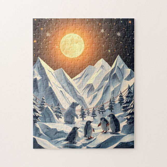 Rompecabezas de las vacaciones en el origen (Vertical)