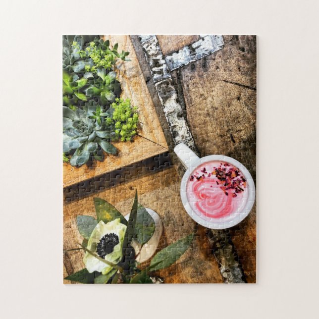 Rompecabezas de latte jigsaw Rosa (Vertical)