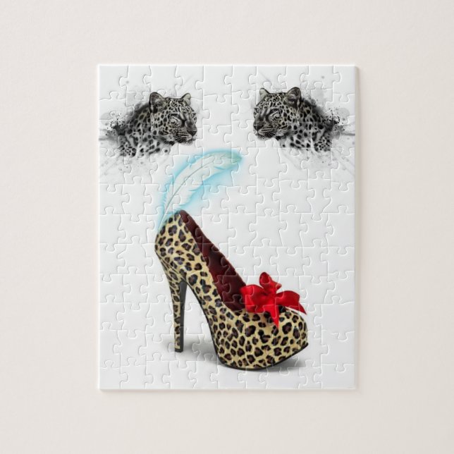 Rompecabezas de leopardo (Vertical)