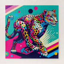 Rompecabezas de leopardo 600 Piece