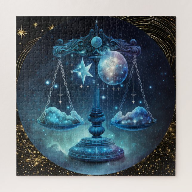 Rompecabezas de Libra de Rótulo Zodiaco, 20"x20" 6 (Vertical)