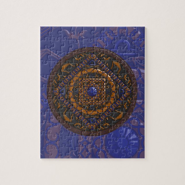 Rompecabezas de Libra Mandala (Vertical)