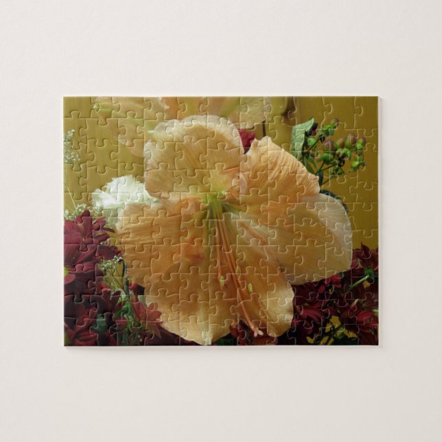 Rompecabezas de Lily Rosa Bouquet (Horizontal)