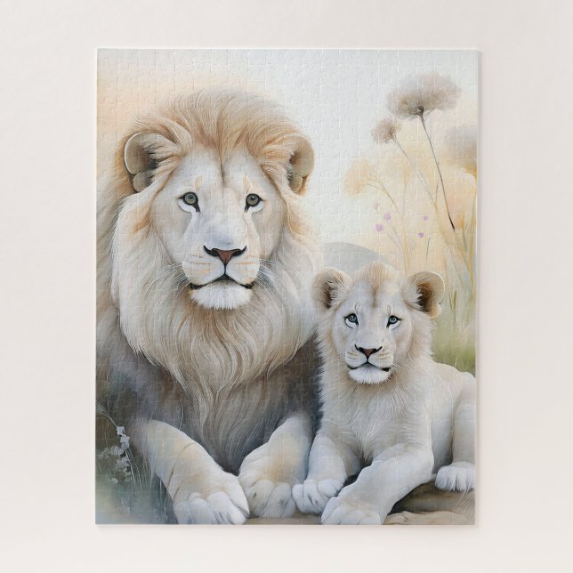 Rompecabezas de Lion Jigsaw (Vertical)