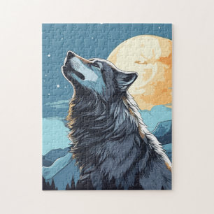 Rompecabezas de Lobo y Luna