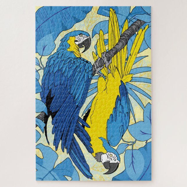 Rompecabezas de loro 20x30 para personas de color (Vertical)