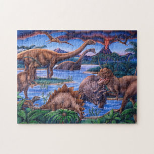 Rompecabezas de los dinosaurios