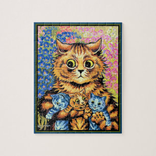 Rompecabezas de los gatos Louis Wain