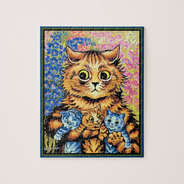 Rompecabezas de los gatos Louis Wain (Vertical)